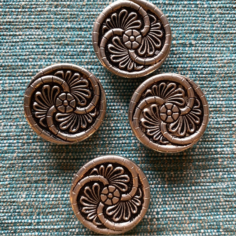 Vintage metal buttons